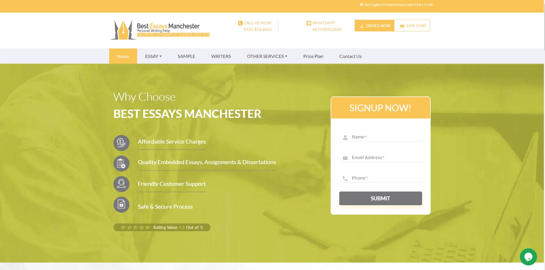 Bestessaymanchester.co.uk Reviews